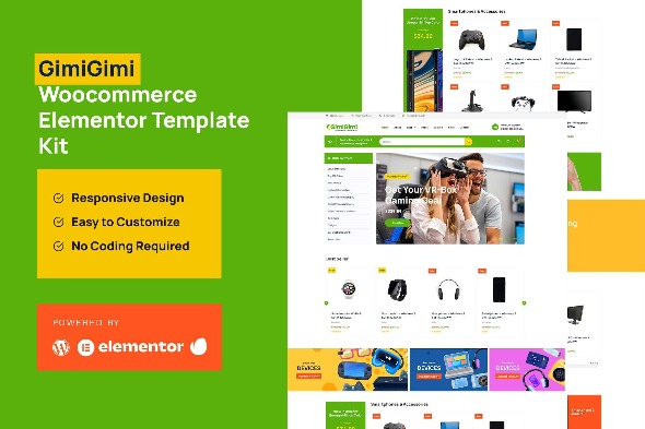 GimiGimi  – WooCommerce Elementor Template Kit