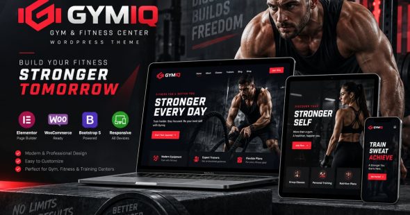 Gymiq - Gym & Fitness Center WordPress Theme