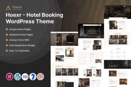 Hoexr - Hotel Booking WordPress Theme