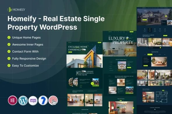 Homeify 2.0 – Real Estate Single Property WordPress