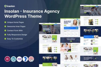 Insolan - Insurance Agency WordPress Theme