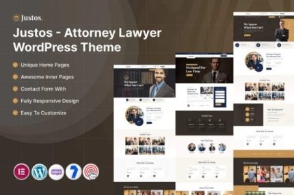 Justos - Attorney Lawyer WordPress Theme