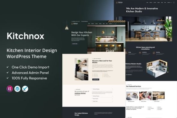 Kitchnox 1.0 – Kitchen Interior Design WordPress Theme
