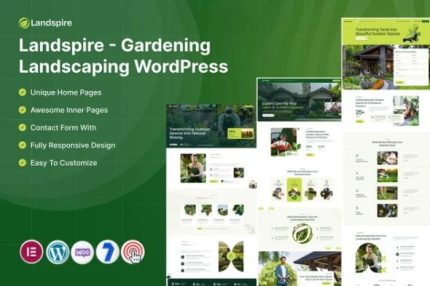Landspire - Gardening Landscaping WordPress
