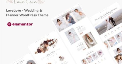 Lovelove - Wedding & Planner WordPress Theme