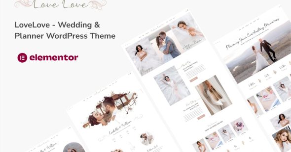 Lovelove 1.0.7 – Wedding & Planner WordPress Theme