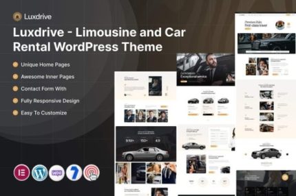 Luxdrive - Limousine & Car Rental Wordpress Theme