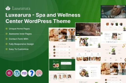 Luxearura - Spa & Wellness Center Wordpress Theme
