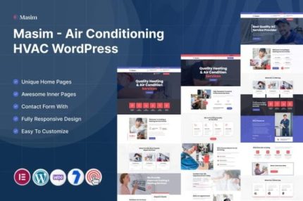 Masim - Air Conditioning HVAC Wordpress Theme
