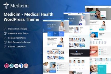 Medicim - Medical Health Wordpress Theme