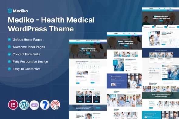 Mediko 7.0 – Health Medical WordPress Theme