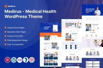 Medirus - Medical Health Wordpress Theme