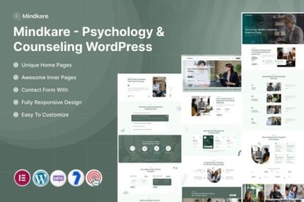 Mindkare - Psychology & Counseling Wordpress Theme