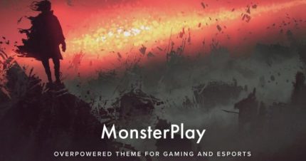 MonsterPlay - eSports and Gaming WordPress Theme