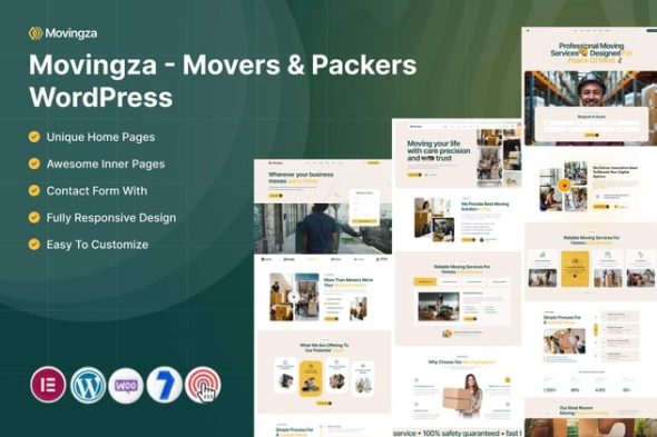 Movingza 3.0 – Movers & Packers WordPress Theme