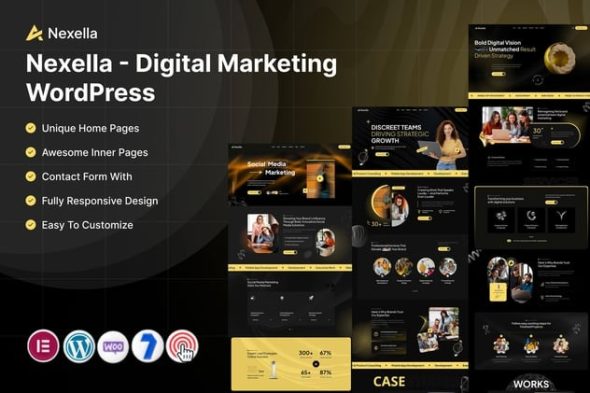 Nexella 4.0 – Digital Marketing WordPress Theme