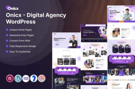 Onicx - Digital Agency Wordpress Theme