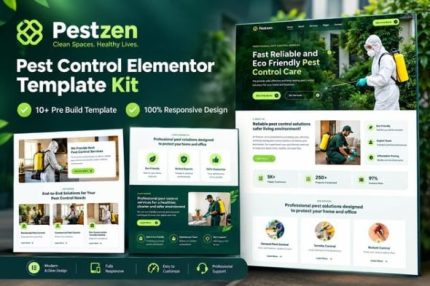 Pestzen - Pest Control Elementor Template Kit