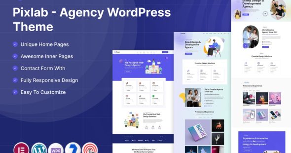 Pixlab - Agency WordPress Theme