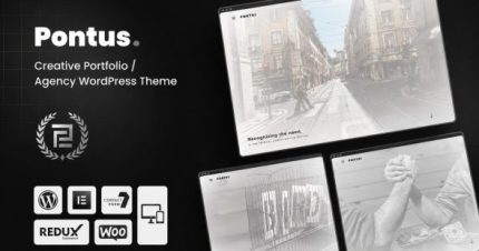 Pontus - Creative Portfolio Agency WordPress Theme