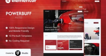 PowerBuff Auto - Car Detailing & Vehicle Protection Template Kit