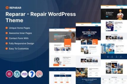 Reparar - Repair Wordpress Theme