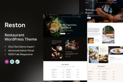 Reston - Restaurant Wordpress Theme