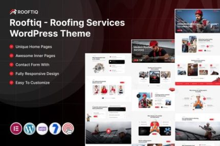 Rooftiq - Roofing Services Wordpress Theme