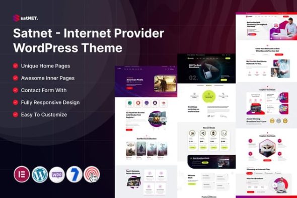 Satnet 7.0 – Internet Provider WordPress Theme