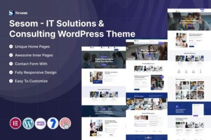 Sesom - IT Solutions & Consulting Wordpress Theme