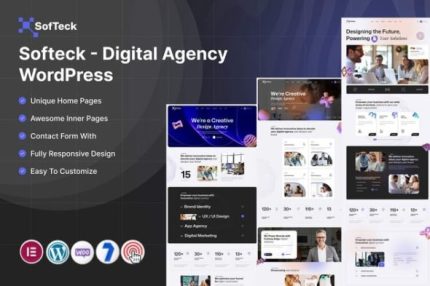 Softeck - Digital Agency Wordpress Theme