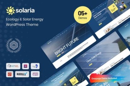 Solaria - Solar Energy & Ecology WordPress Theme