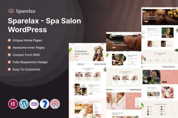 Sparelax 7.0 – Spa Salon WordPress Theme