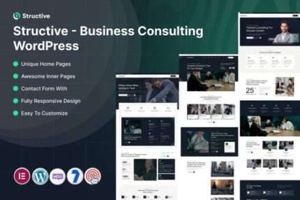 Structive - Business Consulting Wordpress Theme