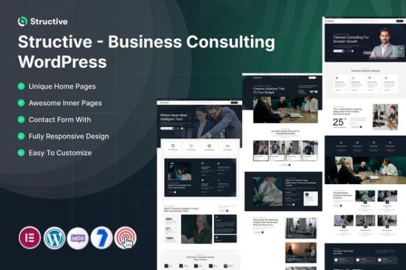 Structive 4.0 – Business Consulting WordPress Theme