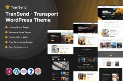 TranSend - Transport Wordpress Theme
