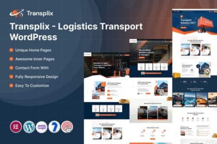 Transplix - Logistics Transport Wordpress Theme