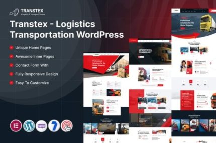 Transtex - Logistics Transportation Wordpress Theme