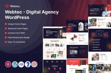 Webtec - Digital Agency Wordpress Theme