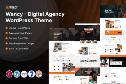 Wency - Digital Agency Wordpress Theme