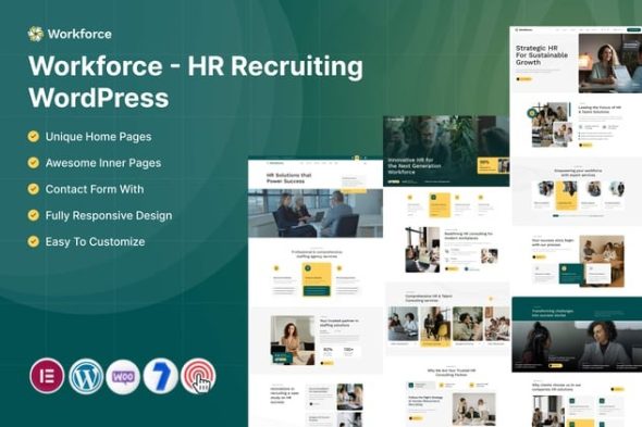 Workforce 4.0 – HR Recruiting WordPress Theme