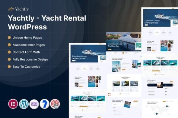 Yachtly 1.0 – Yacht Rental WordPress Theme