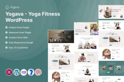 Yogava - Yoga Fitness Wordpress Theme