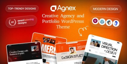 Agnex - Creative Agency & Portfolio WordPress Theme