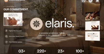 Elaris - Massage Salon & Spa WordPress Theme