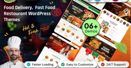 Foodis - Restaurant & Fast Food WordPress Theme