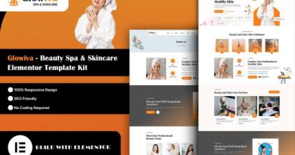 Glowiva - Beauty Spa & Skincare Elementor Template Kit