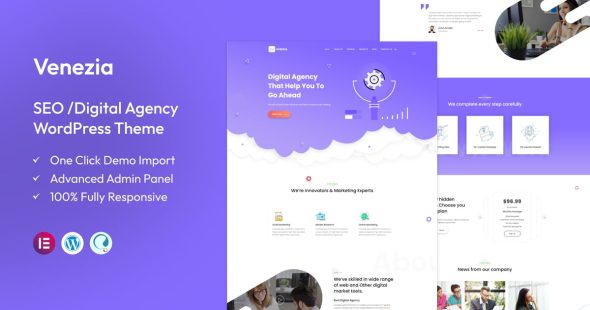 Venezia 2.5 – Digital Marketing WordPress Theme